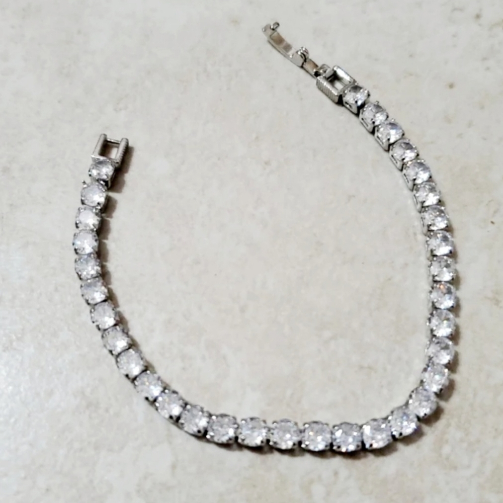 CZ 925 silver Bracelet - Picture 3 of 5